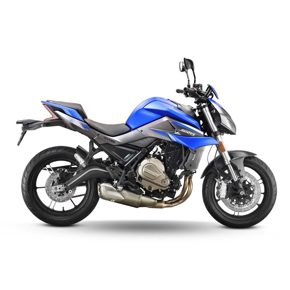 Мотоцикл QJ SRK 700 (синий/черный)