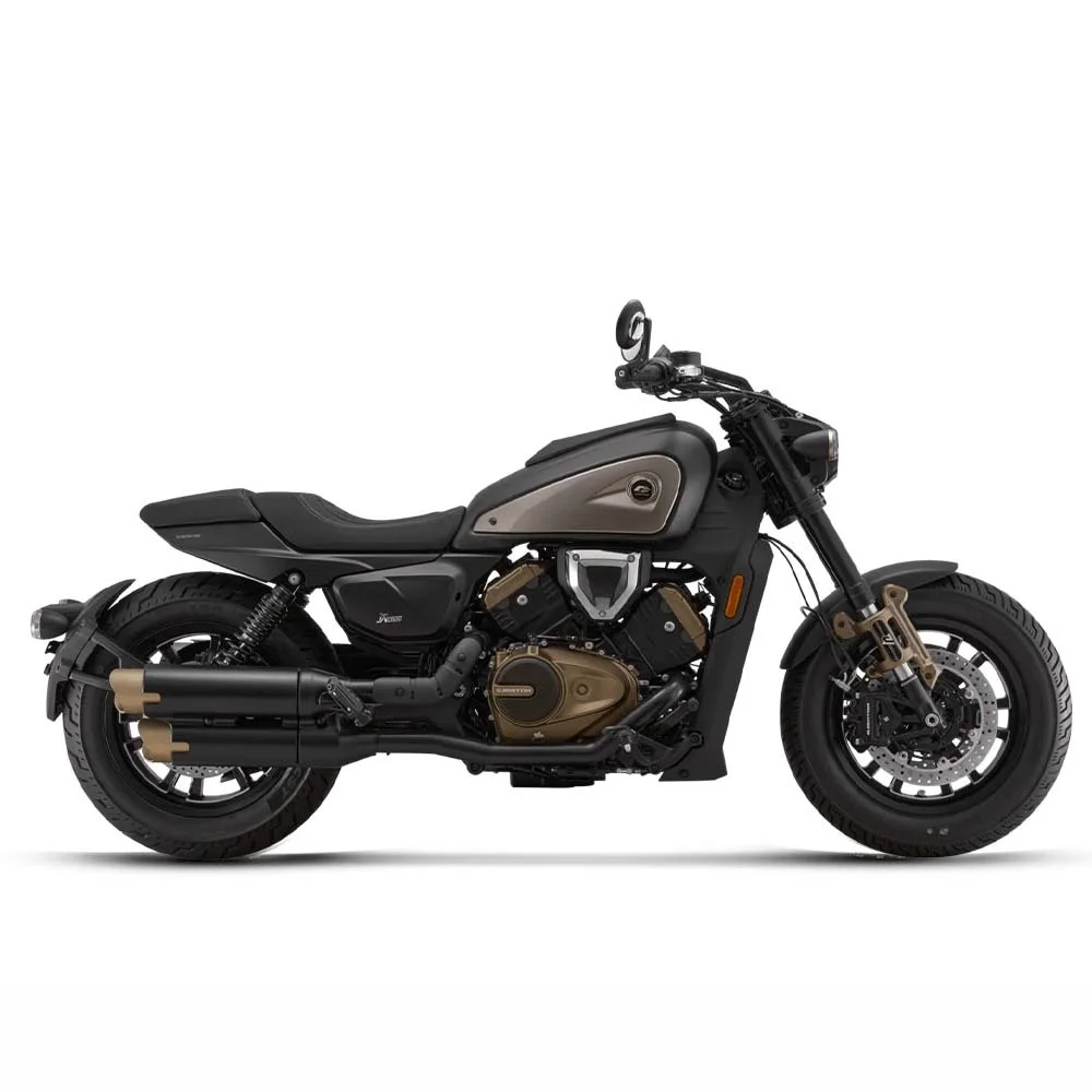 Мотоцикл QJ SRV 600 V4 (черный/серебристый)