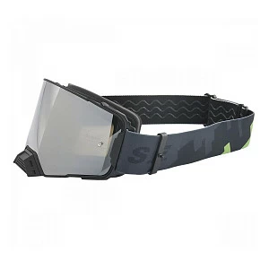 Очки для мотокросса ATAKI PRIME S.E. NEON, двойная магнитная зеркальная линза (черн)