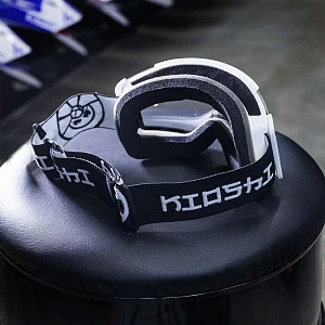 Очки защитные кроссовые KIOSHI OFF ROAD двойные линзы (бел)