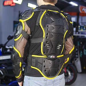 Черепаха защитная ATAKI SC-P114 (черн/кисл желт, M)