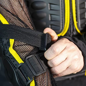 Черепаха защитная ATAKI SC-P114 (черн/кисл желт, M)