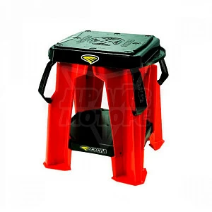 Подставка для кроссового мотоцикла пластиковая CYCRA (до 220 кг, высота 44 см) (красн)