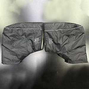 Краги утеплённые на руль с мехом п/ш снегохода (пара)