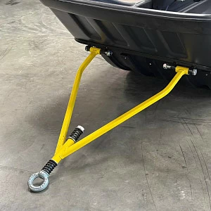 Сани-волокуши 1430 с отбойником и накладками, демпфер 57,5 см