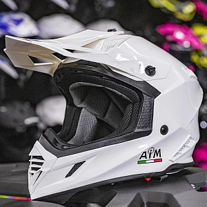 Шлем кроссовый AiM RH855 (Fiber Glass)