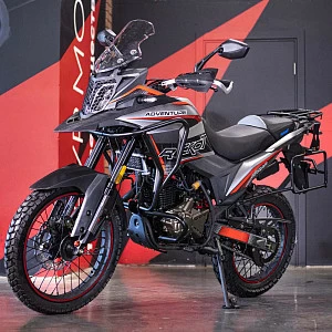 Мотоцикл турэндуро ROCKOT DAKAR ADVENTURE 2.0 (серый/красный)