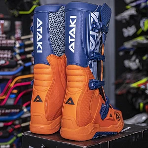 Мотоботы кроссовые ATAKI MX-001 (оранж/син, 44)