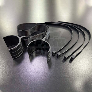 Стропа для мотоцикла эндуро передняя с рукояткой (черн)