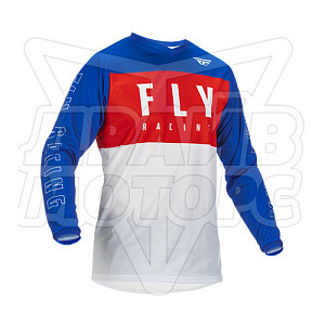 Джерси FLY RACING F-16 (2022) (красн/бел/син, M)