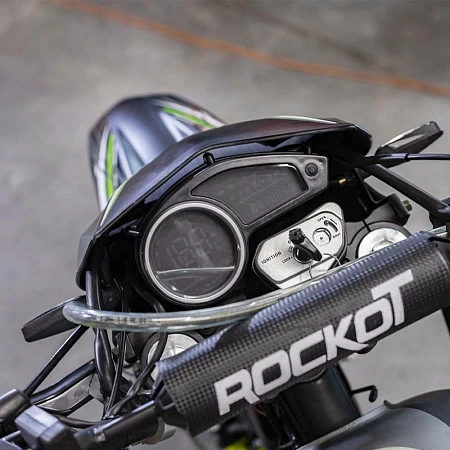 Мотоцикл эндуро ROCKOT XR250 (черный/зеленый, 21/18, ЭПТС)