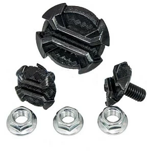 Клипсы с гайками крепления козырька, к шлему KIOSHI 801, 802 (3 шт.)