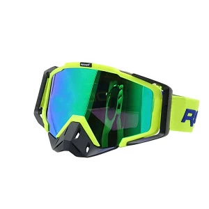 Очки кроссовые ROCKOT RM-323 золотистая линза Anti-Scratch