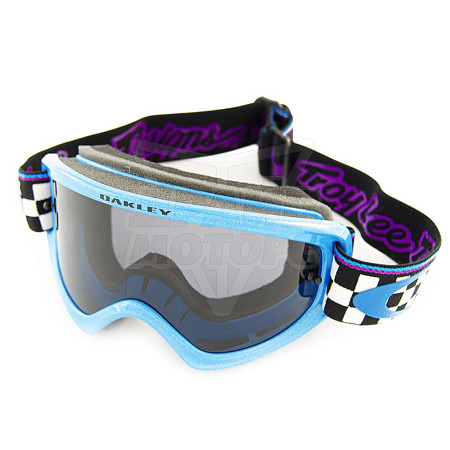 Очки для мотокросса OAKLEY O-Frame 2.0  PRO YOUTH MX TLD OVERLOAD тёмно-серая (син)