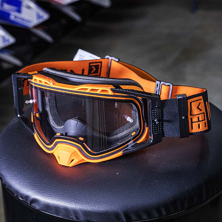 Очки защитные кроссовые KIOSHI Enduro PRO (оранж/черн)